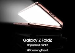 galaxy z fold 2 comment suivre présentation unpacked 1er septembre