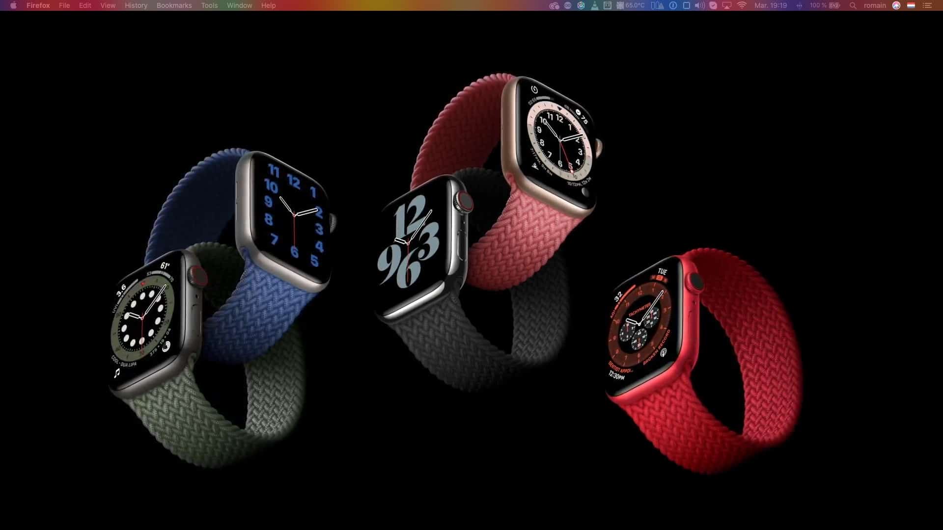 Apple Watch Series 6 modeles avec bracelets
