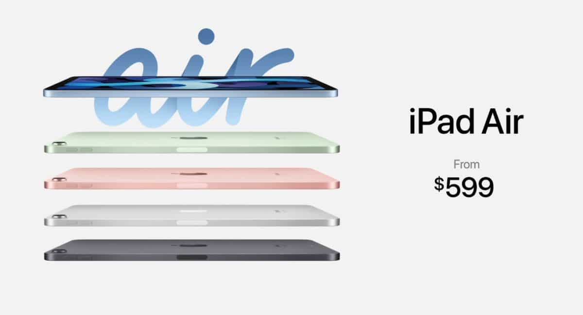 Apple 2020 iPad Air Prix