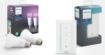 Profitez d'un pack Philips Hue 2 ampoules E27 White & colors + Dimmer switch à prix réduit
