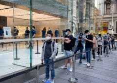 apple store file attente