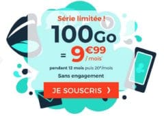 forfait cdiscount mobile 100 go octobre 2020
