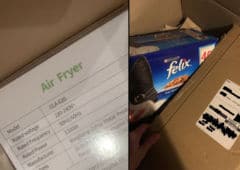 Amazon livre une friteuse a la place de la PS5