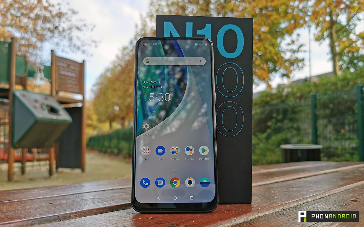 The OnePlus N10 5G and its box