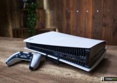Sony PS5 vue arriere horizontale