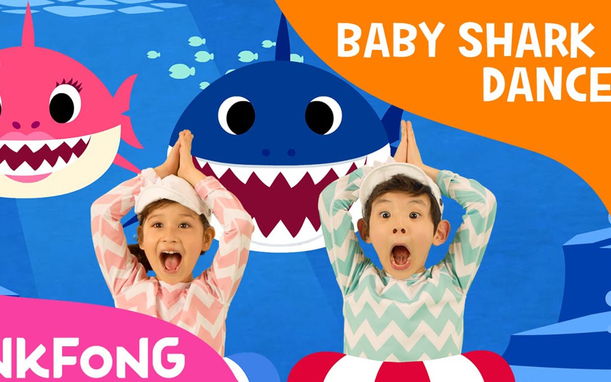 baby shark vidéo plus vue youtube
