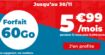 Bon plan forfait mobile Auchan : 60 Go à 5,99 ¬ par mois