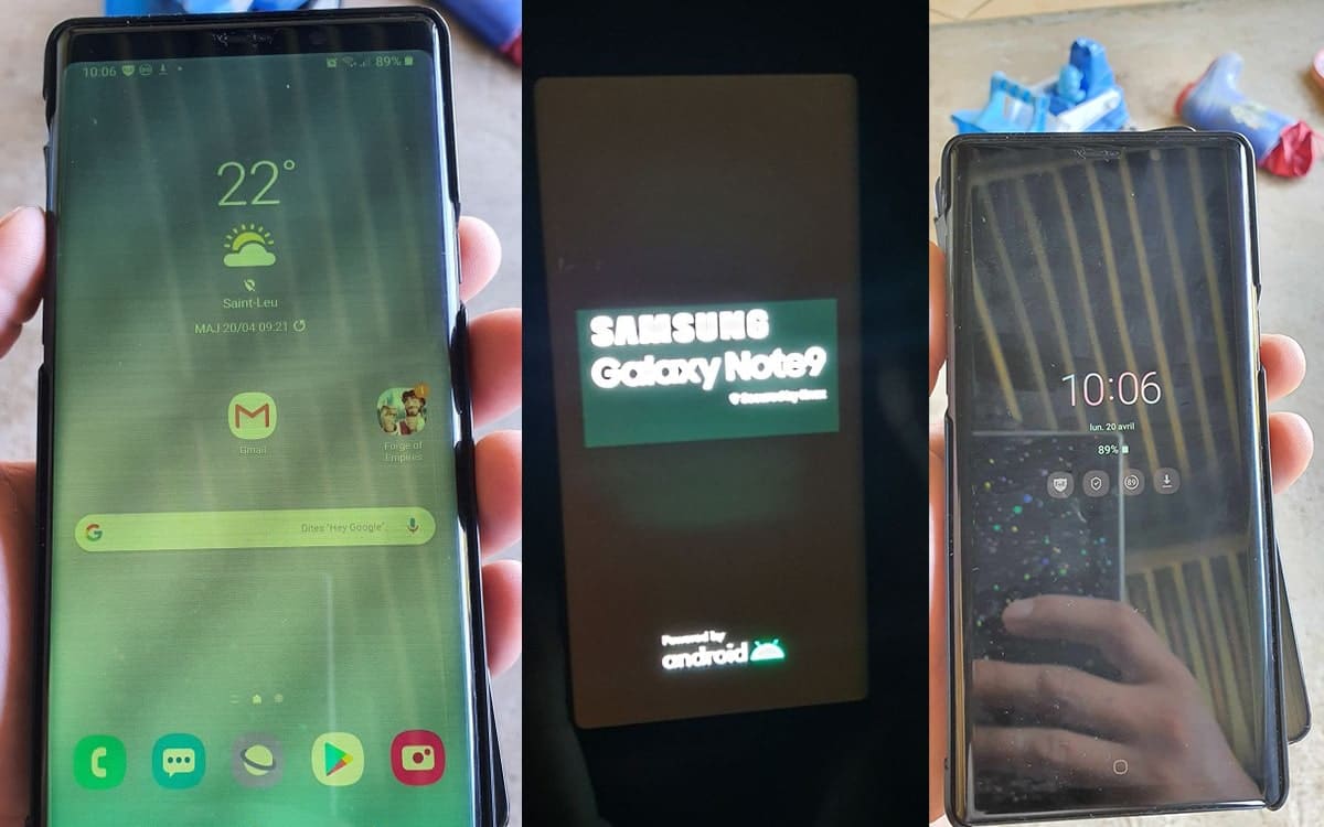 Samsung screen problem