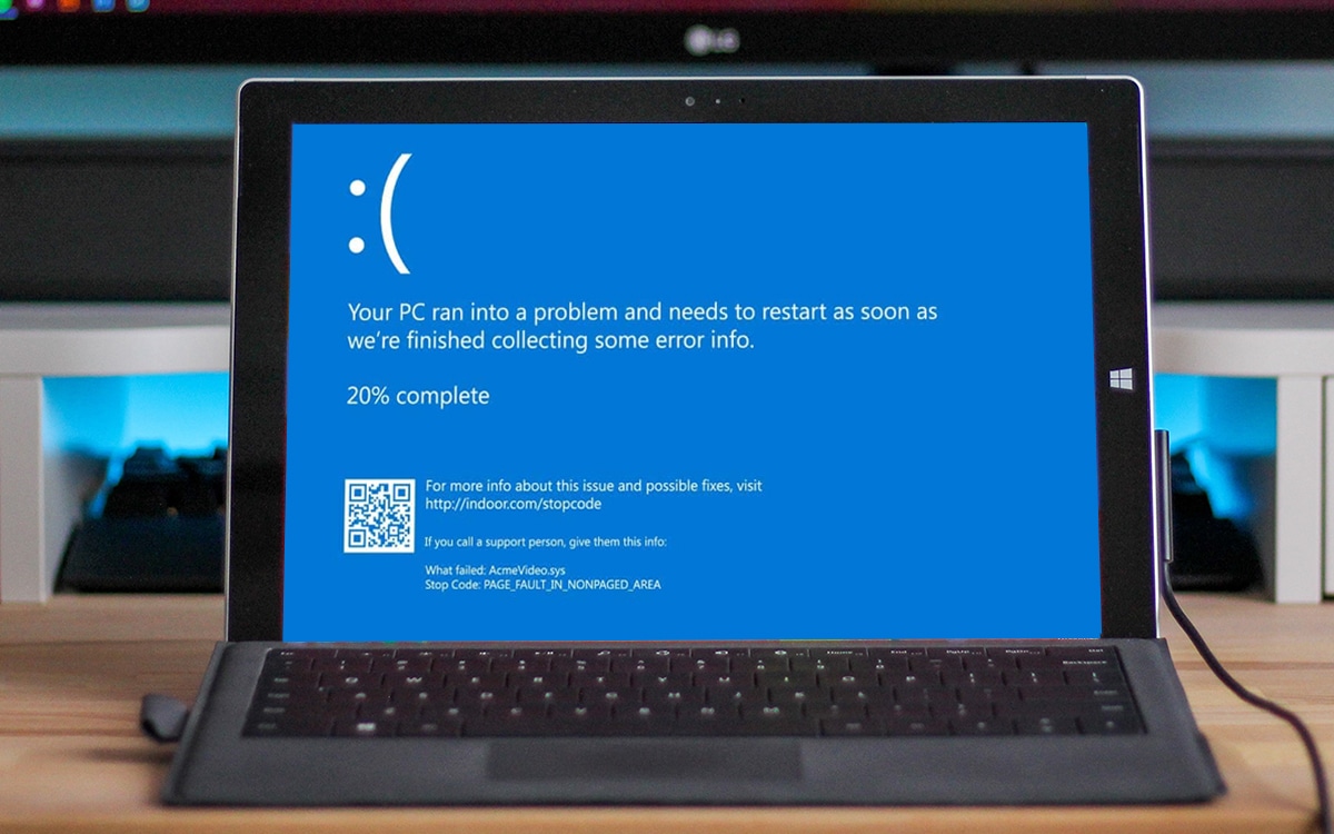 PC Windows 10 Ecran Bleu