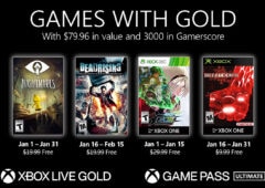 Xbox Games with Gold janvier 2021