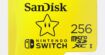 37,99 ¬, c'est le prix de la carte microSD SanDisk 256 Go pour Switch