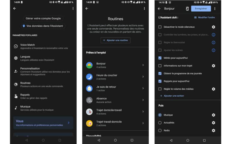 Et Google Ouvre Les Paramètres De L'assistant Google ajoute des raccourcis pour les Routines d'Assistant : découvrez