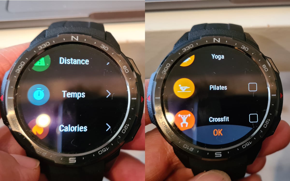 test honor watch gs pro interface 7