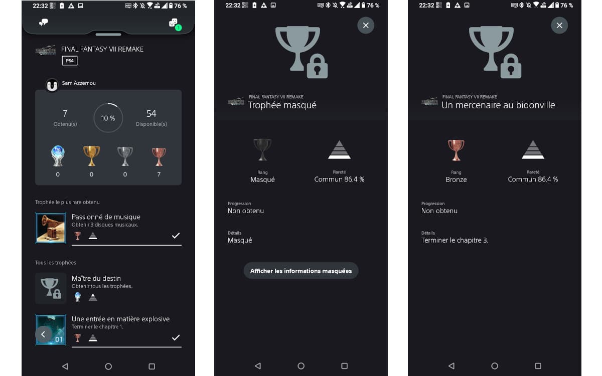 tutorial trophee cache android 2