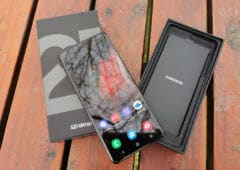 Samsung Galaxy S21 Ultra et sa boite