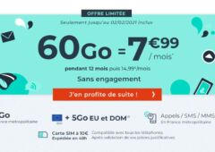 forfait mobile 60 Go Cdiscount Mobile
