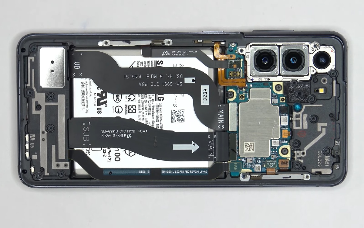 Samsung Galaxy S21 demontage