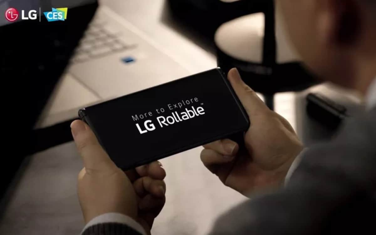 LG Rollable écran enroulable