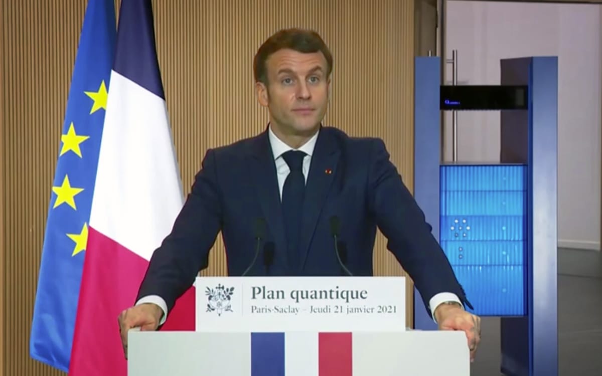 Emmanuel Macron Plan Quantique