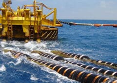 Plateforme maritime installation cable google