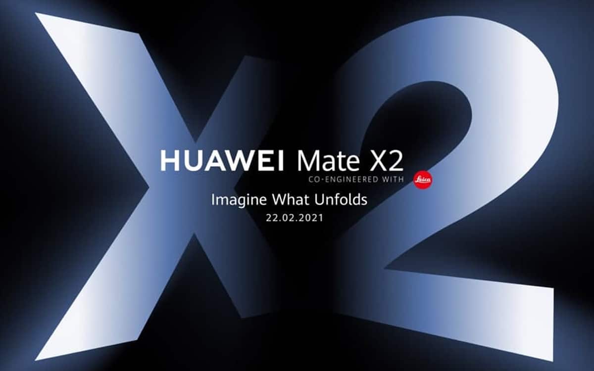 huawei mate x2 teaser nouveau design
