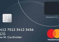 mastercard carte bleue biometrique