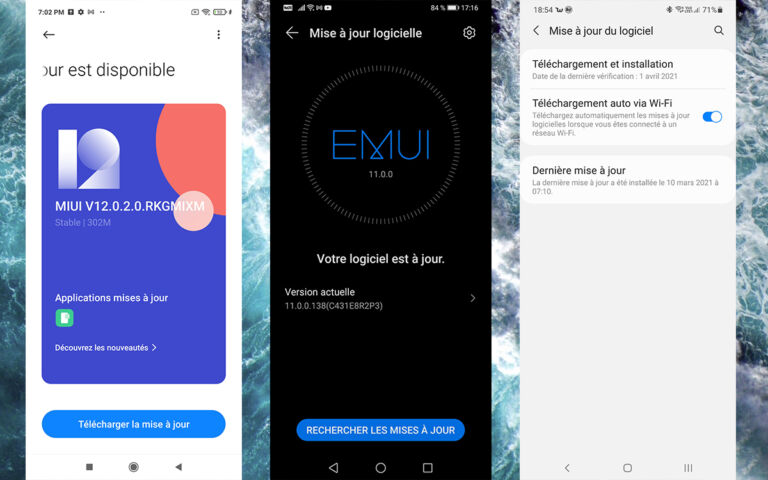 Mise à jour android 5.0