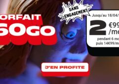 Forfait nrj mobile 60 Go
