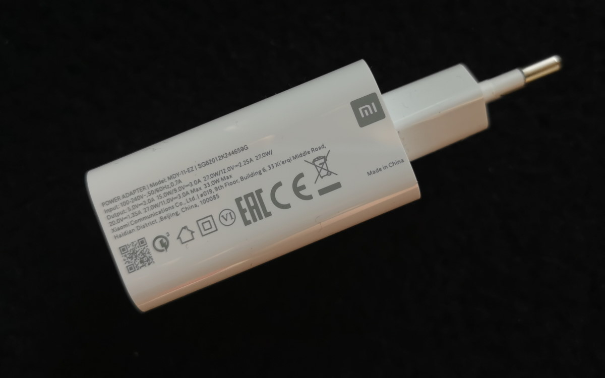 Redmi Note 10 charger 33W