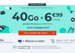 forfait Cdiscount Mobile 40 Go