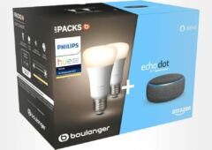 pack Echo Dot 3 ampoules Philips Hue White