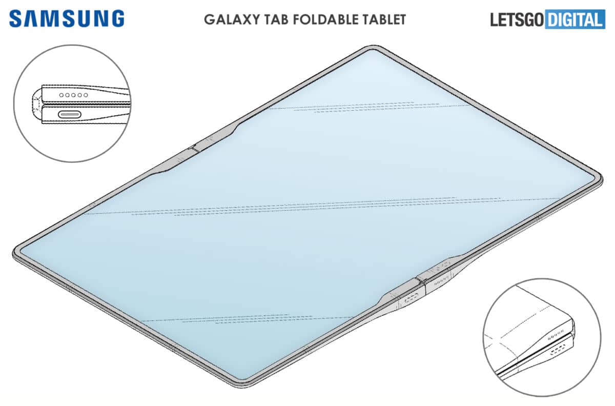 Samsung tablette pliable