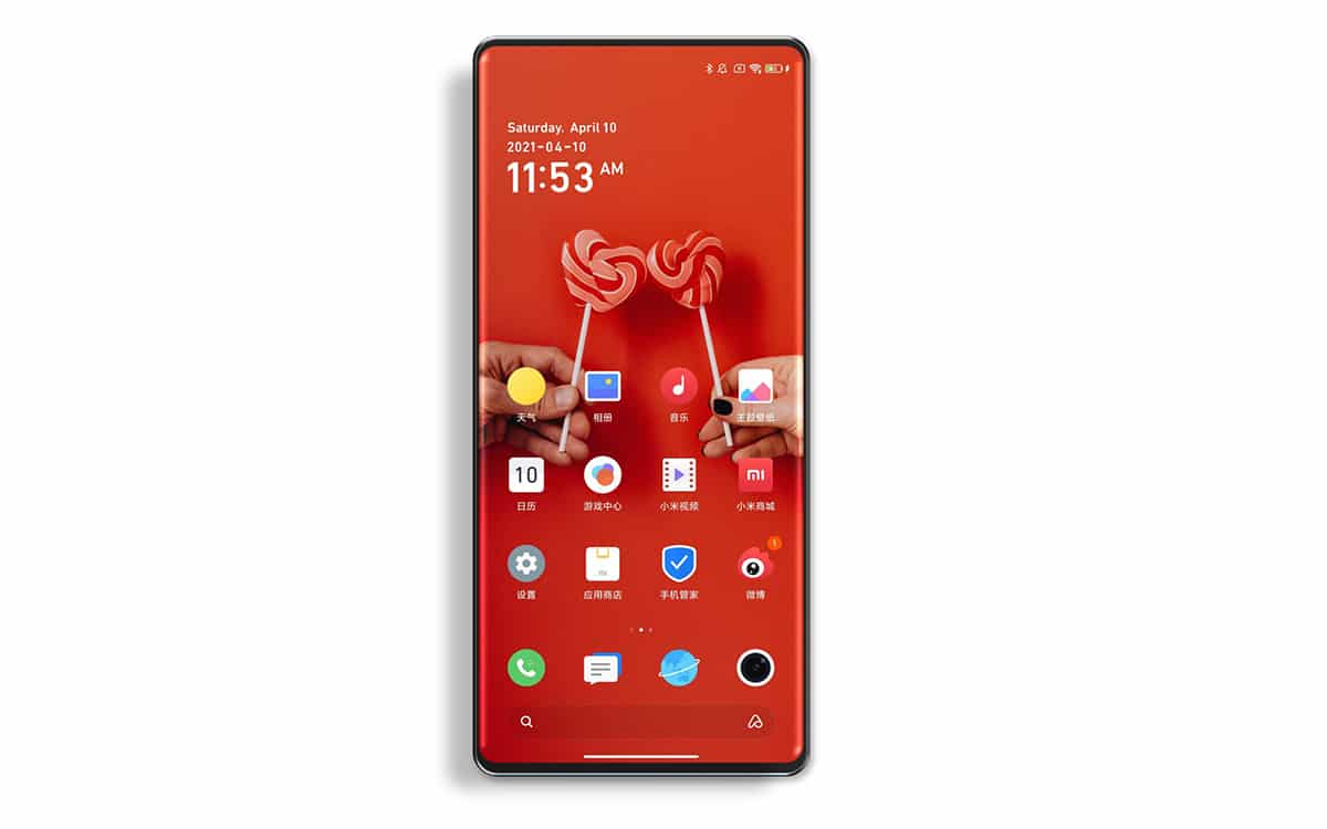 xiaomi mi mix 4 design