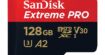 Grosse chute de prix sur la carte microSDXC SanDisk Extreme PRO 128 Go