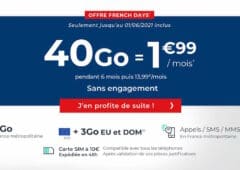 forfait Cdiscount mobile french days 2021