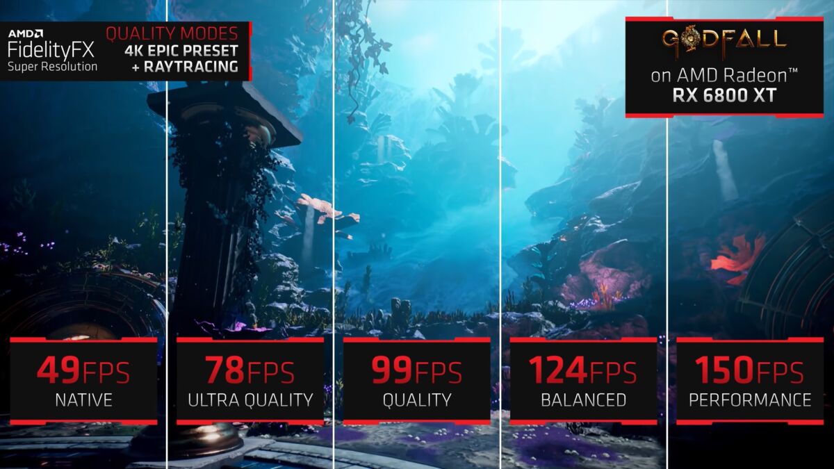 AMD FidelityFX Super Resolution demo