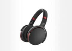 Casque circum aural Sennheiser HD 458BT avec Bluetooth Noir et Rouge