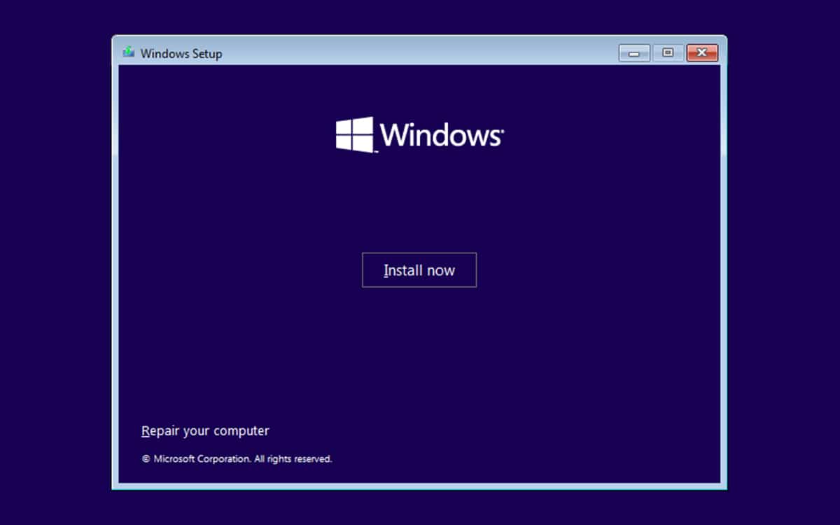Windows 11 installation