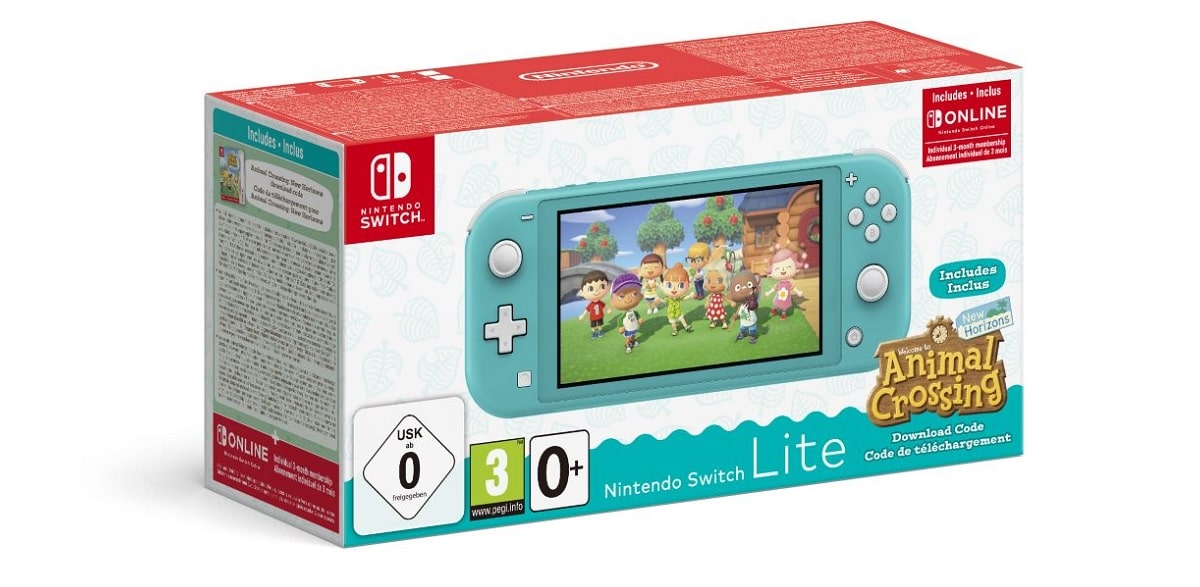 Soldes été 2021 Nintendo Switch Lite Animal Crossing New Horizon