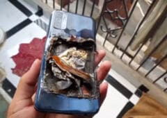 oppo smartphone explose
