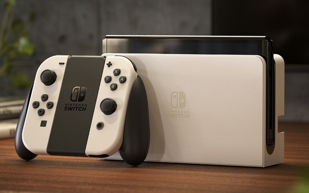 BOITE DE NINTENDO SWITCH OLED BLANCHE / BOITE UNIQUEMENT