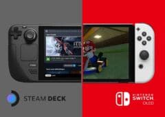 Comparatif steam deck vs nintendo switch oled