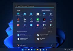 Windows 11 menu demarrer champ de recherche