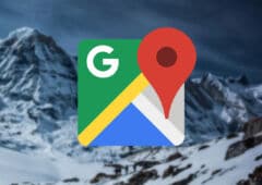 google maps montagne