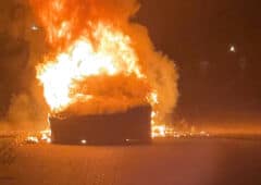 tesla model s plaid incendie