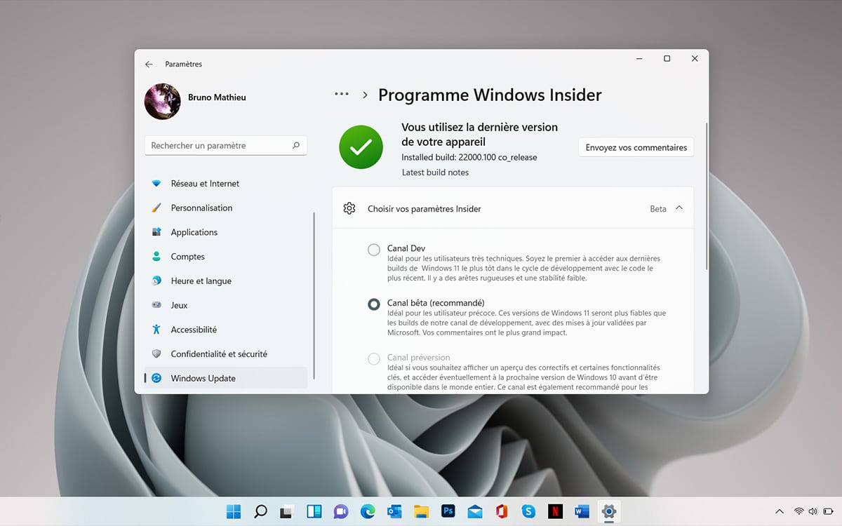 Windows 11 programme windows insider