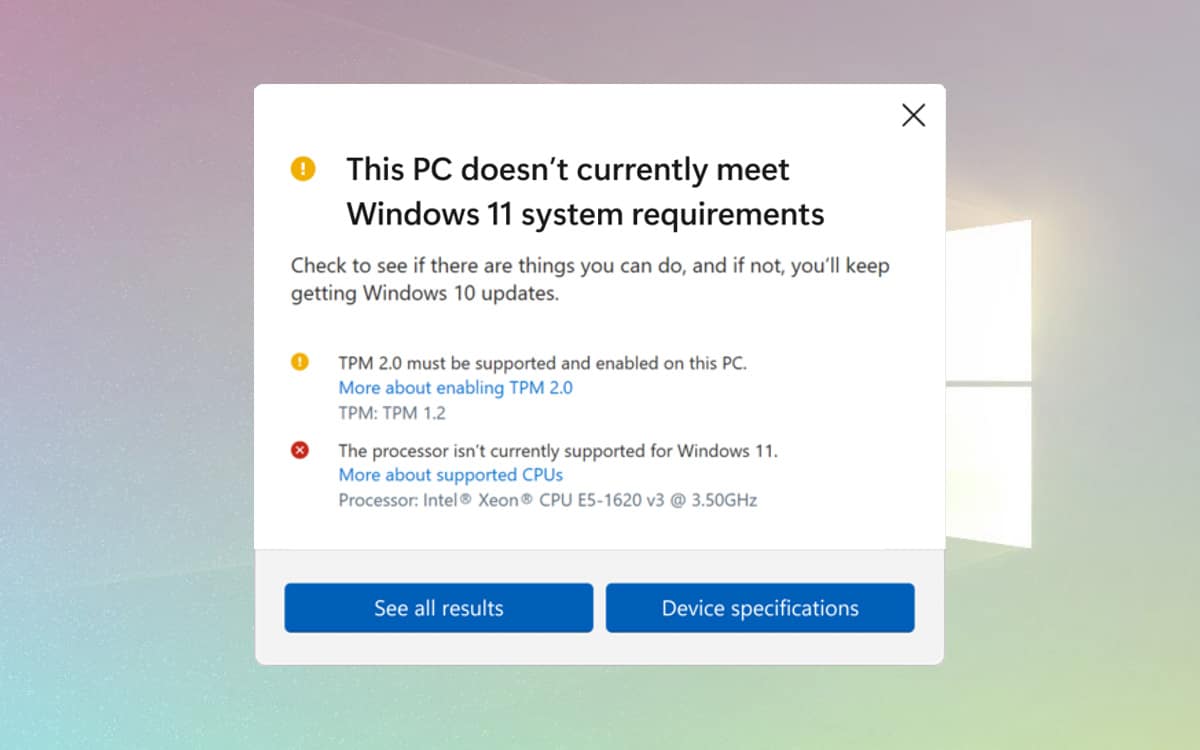 Windows 11 verifier compatibilite