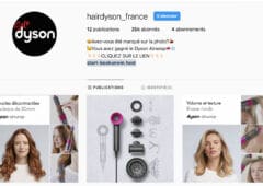 dyson arnaque instagram