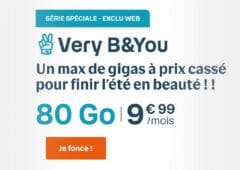 Forfait mobile B&You 80 Go