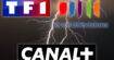 TF1 et France Télévisions exigent 40 millions d'euros à Canal+ pour avoir émis en clair